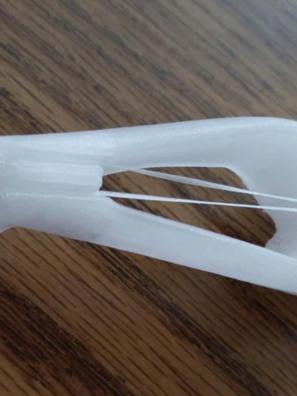 Reusable String Flosser Holder with Matching Screw